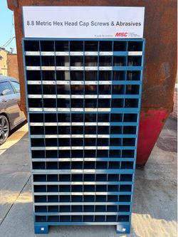 Heavy Duty Industrial Steel Parts Storage Cabinet – MSC Fastener Bin