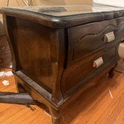 Quantity 2 - Solid Wood Night Stands 