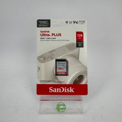 New SanDisk Ultra PLUS  128GB SDXC UHS-I Card