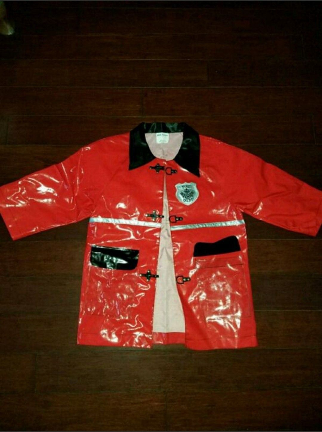 Child Small Miracles FIREMAN Raincoat/Dress Up Costume O/S