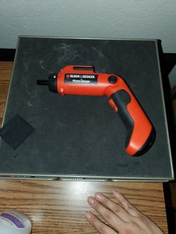 Black And Decker Pivot Driver.  8.00. Missing Charger. Cant Find So I BORROWED MY BROTHERS. no Need For It Anymore