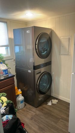 Lg washer dryer stacked