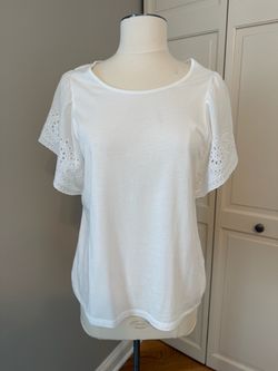 Old Navy Cutwork Sleeve Top Size S
