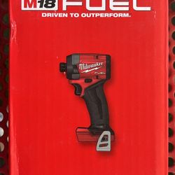 Milwaukee M18 1/4” Hex Impact New!$90