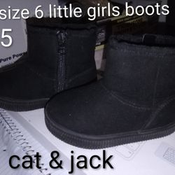 Little Girls Boots Size 6