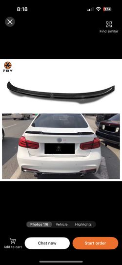 2014-2020 Bmw Rear Lip Spoiler