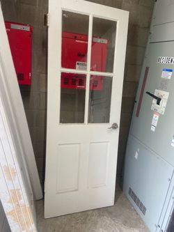 Four panel solid craftsman type door