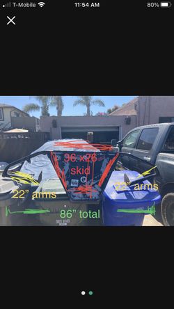 Off-road welded front bumper with skid plate