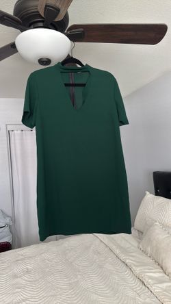 Green Zara dress