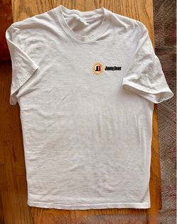 Jimmy Dean White T Shirt, Mediums and Larges available