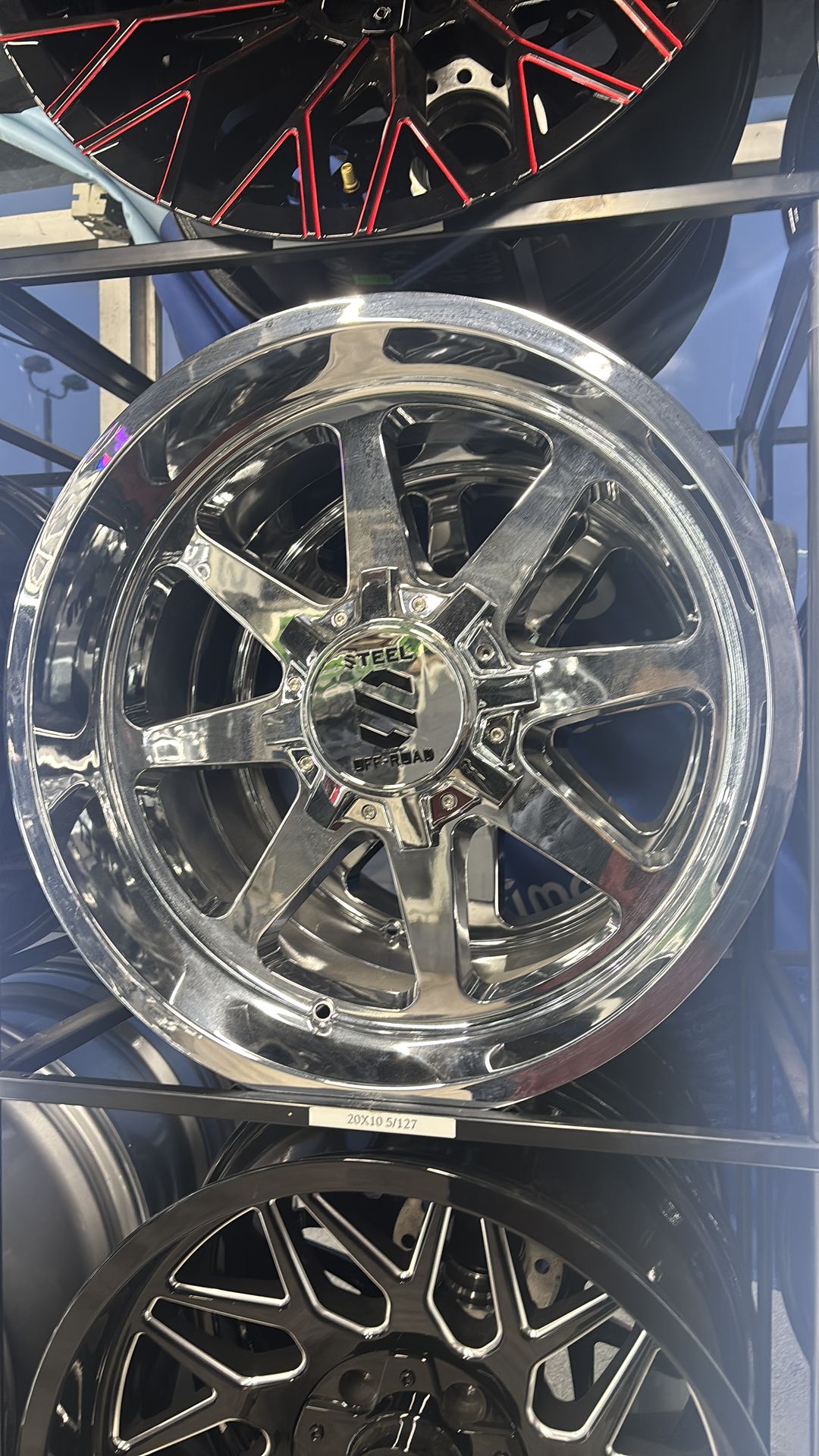 20x10 5/127 Steel off-road wheels