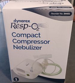 Dynarex Resp-O2 Compact Compressor Nebulizer new in box