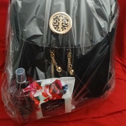 Black Stylish Backpack / Gift Basket