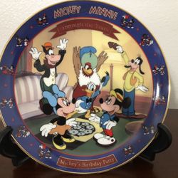 Walt Disney "Mickey's Birthday Party" 1942 Premier Plate Bradford Exchange