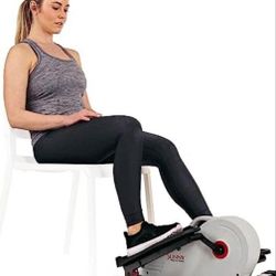 Sunny Health & Fitness Fully Assembled Magnetic Under Desk Elliptical Peddler, Portable Foot (711)