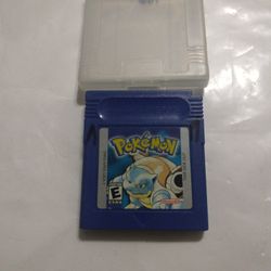 Nintendo Game Boy Game Pokemon Blue Use