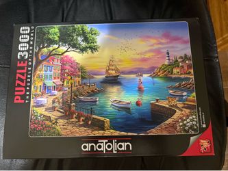 Blue lighthouse 3000 pieces jigsaw puzzle