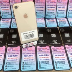Iphone 8 (32GB ,64GB ,128GB) factory unlocked 30Days warranty