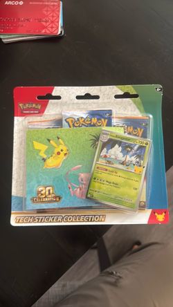 Pokemon 30th Anniversary Day Tech Sticker Collection