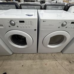 Washer And dryer LG Front Load 90 Day Warranty 