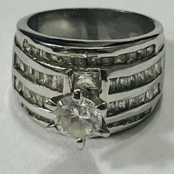 Sterling Silver Size 8 Ring .925