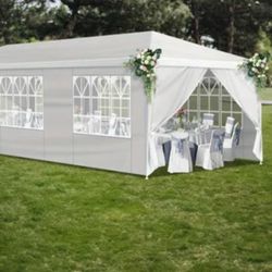 10 x 20 Pop Up Canopy Tent with Sidewalls 10x20