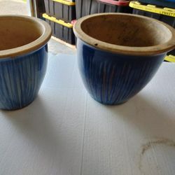 Two Plant Pots.