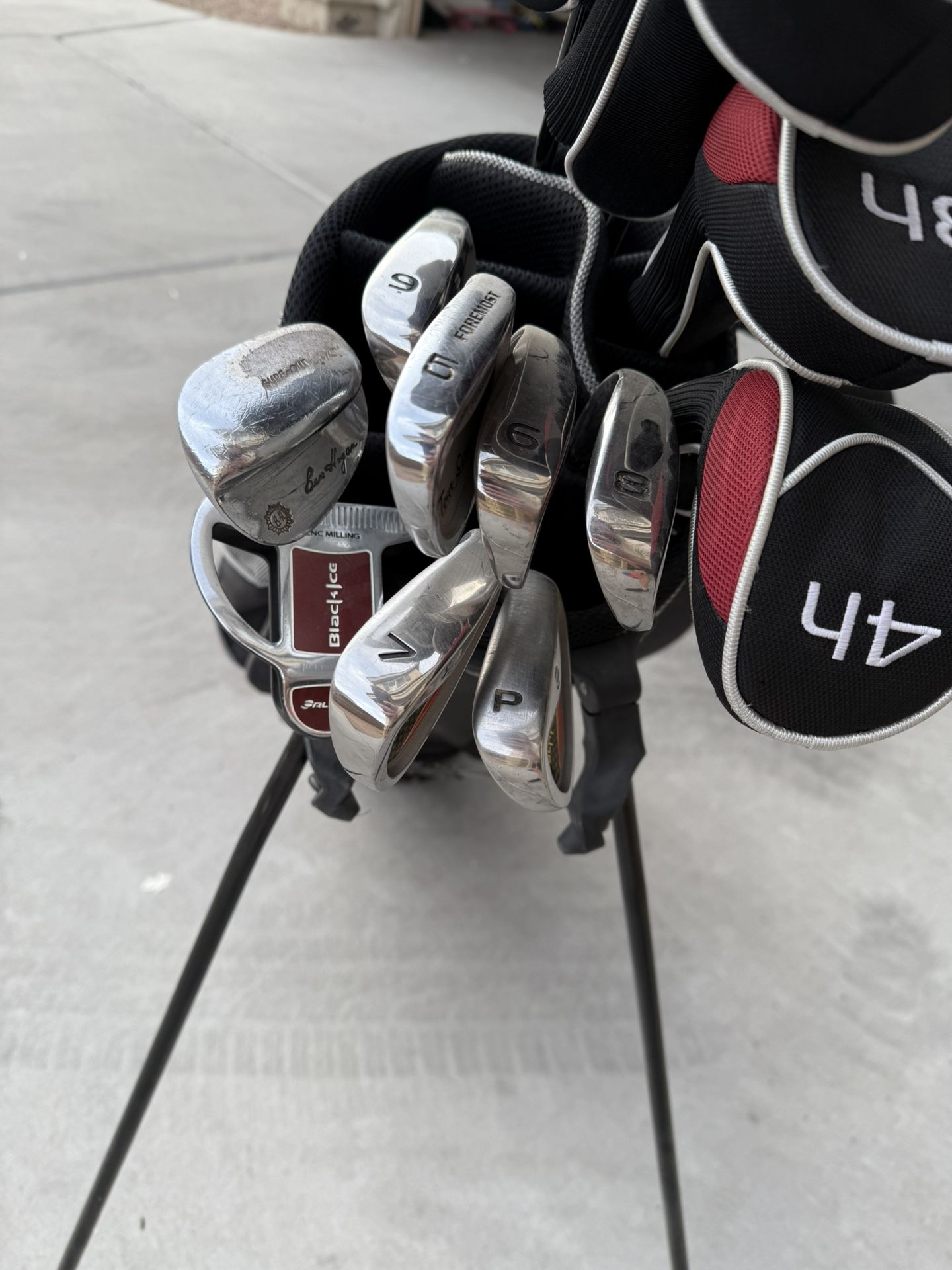 Golf Clubs And Bag