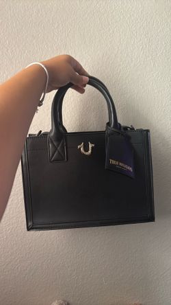 True Religion Black Tote Bag