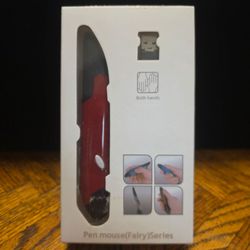 Mouse 2.4 ghz Wireless Pocket Pen Mouse PR-03 - Red