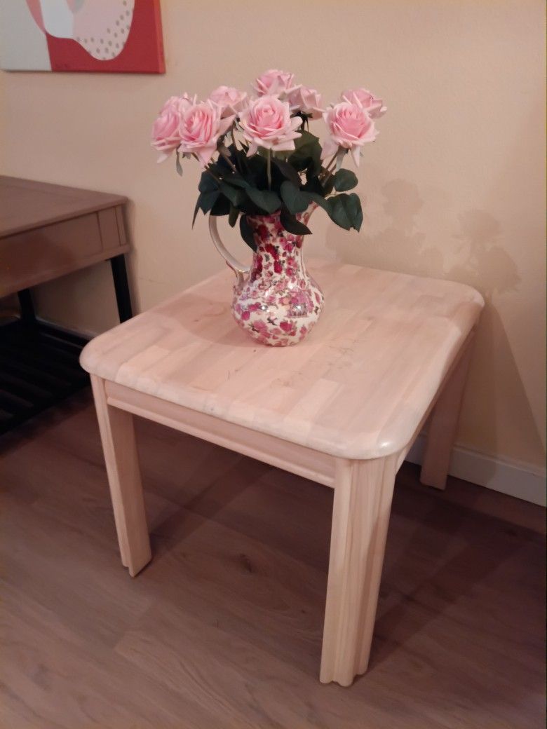 2 Modern, Demure, Chic Office Side Tables. 