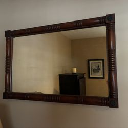 Antique Solid Wood Mirror