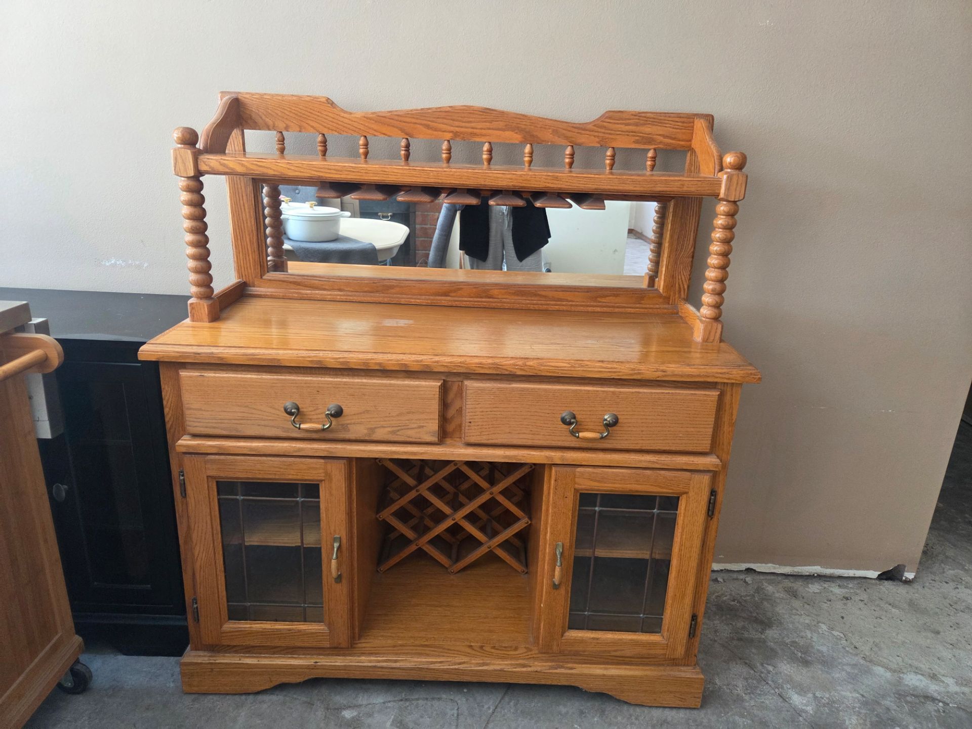 Oak Bar/Sideboard