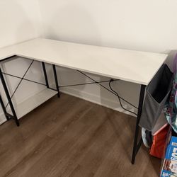 55 Inch L-shaped Desk