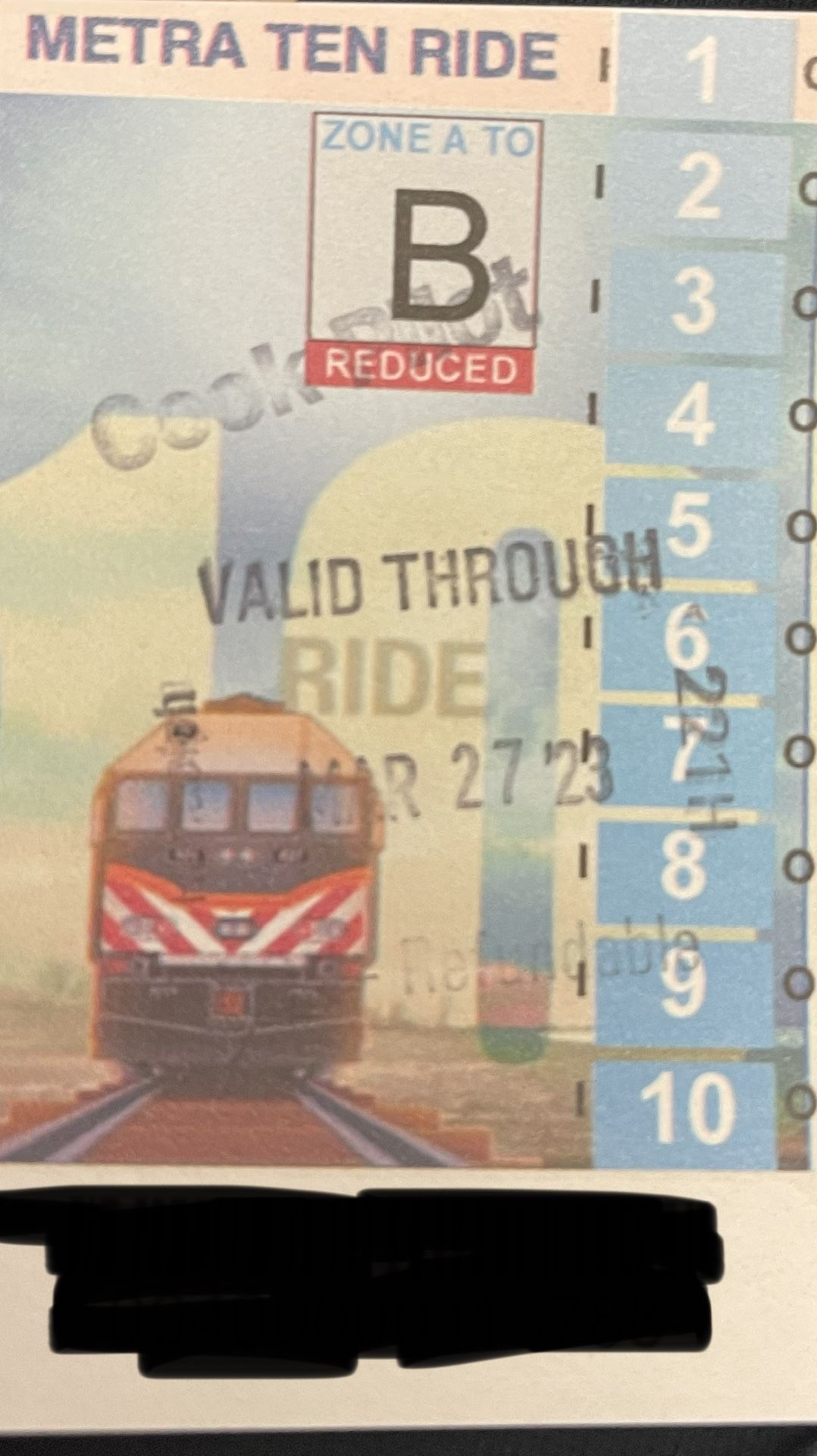 Metra 10days