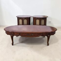 Hardwood Coffee Table Set