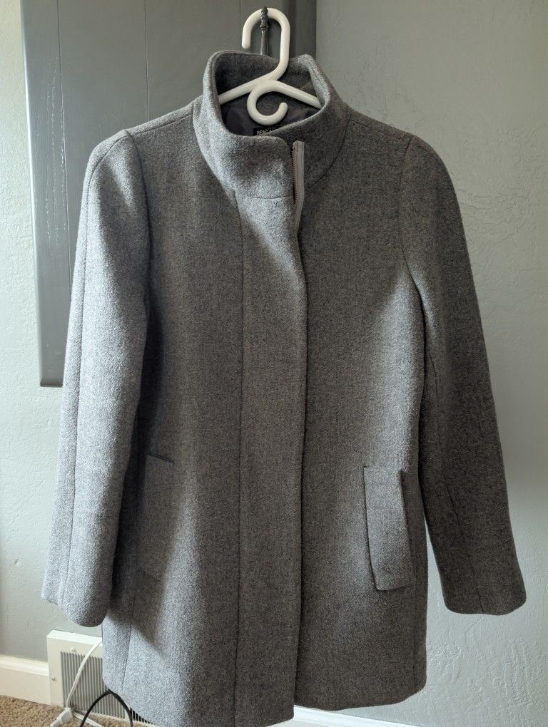 J Crew Grey Women's Jacket Size 2