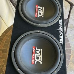 2 MTX 12inch Subwoofer/1100watt Amp