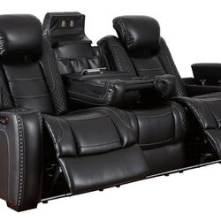 Theatre Couch With Outlets And Lights