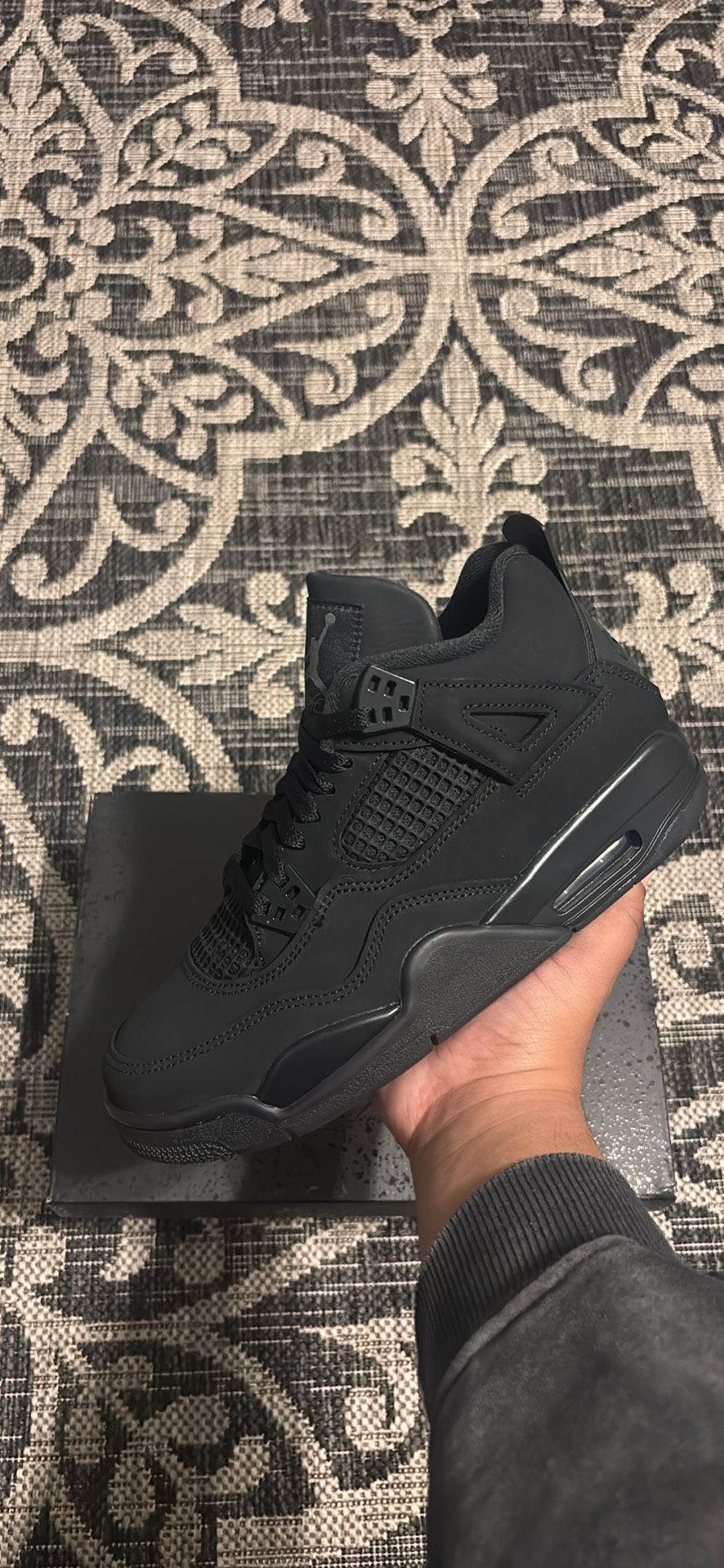 Air Jordan 4 “ Black Cat” 7y And 6y Brand new