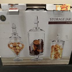 Apothecary Jars (3 Piece Set) 