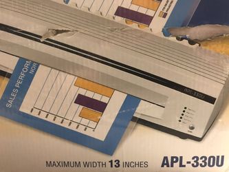 Wide Laminator, used, tested working 13” wide