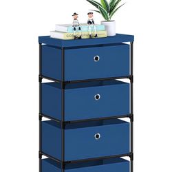 Blue Fabric Drawers