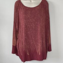 PIKO 1988 Top Women's Medium Dolman Sleeve Blouse Shirt Tunic Bamboo