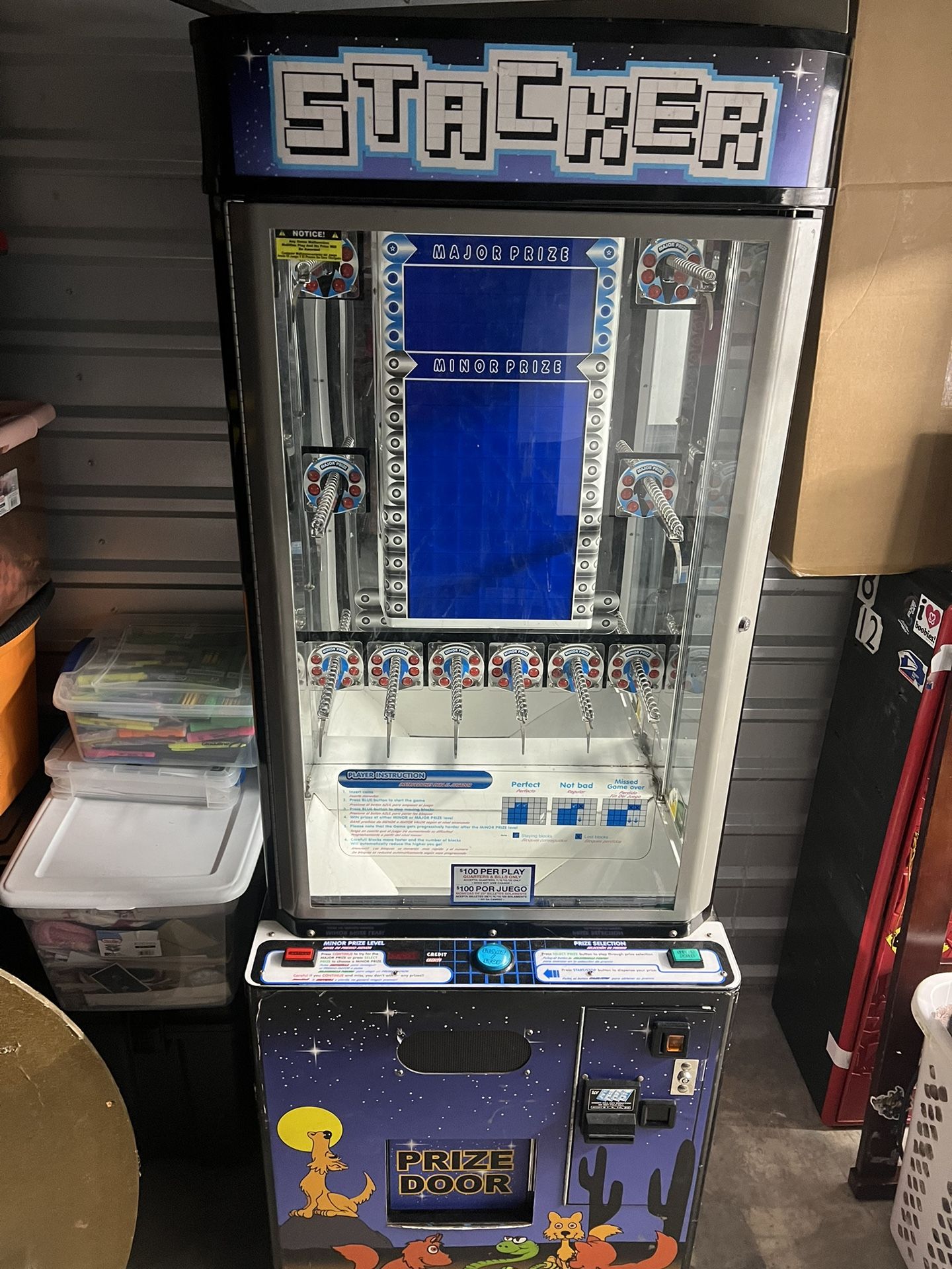 Stacker Arcade Machine! OBO Please Read Note, 