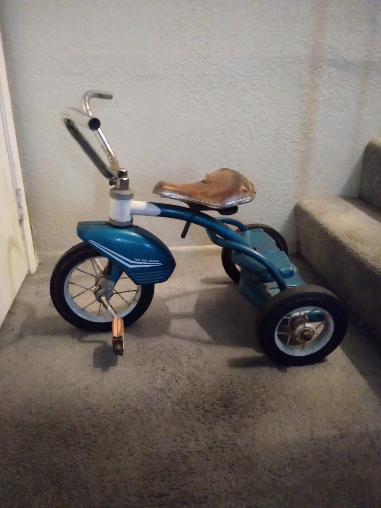 Troxel Tricycle Turquoise Vintage