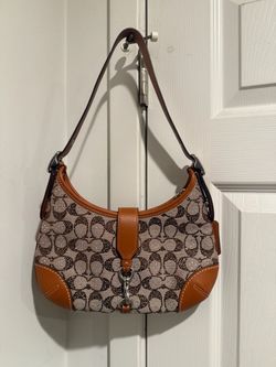 Coach Crystal Hobo Burnished Amber Bag
