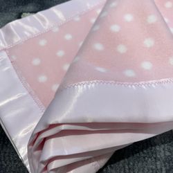 Pink Fleece Baby Blanket