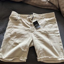 Ripped Jean Shorts Men