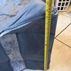 3 pack of large zip up storage bags with windows and handles 19” x 19” x 16” I have many available